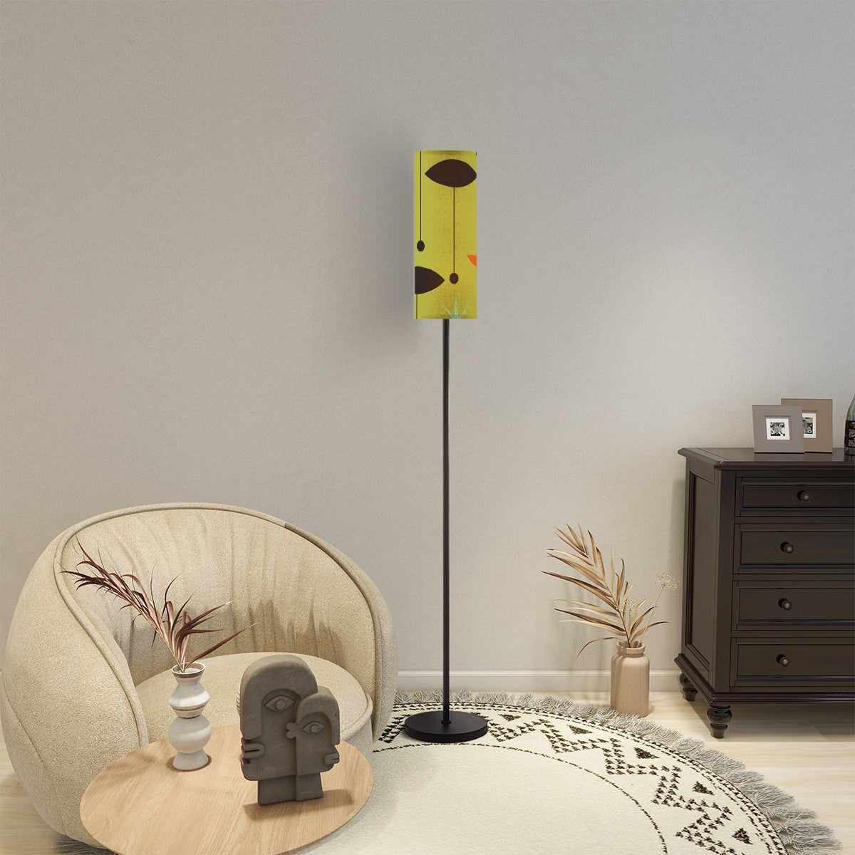 Floor Lamp Modern Standing Lamp (Made in USA)Green MCM lighting