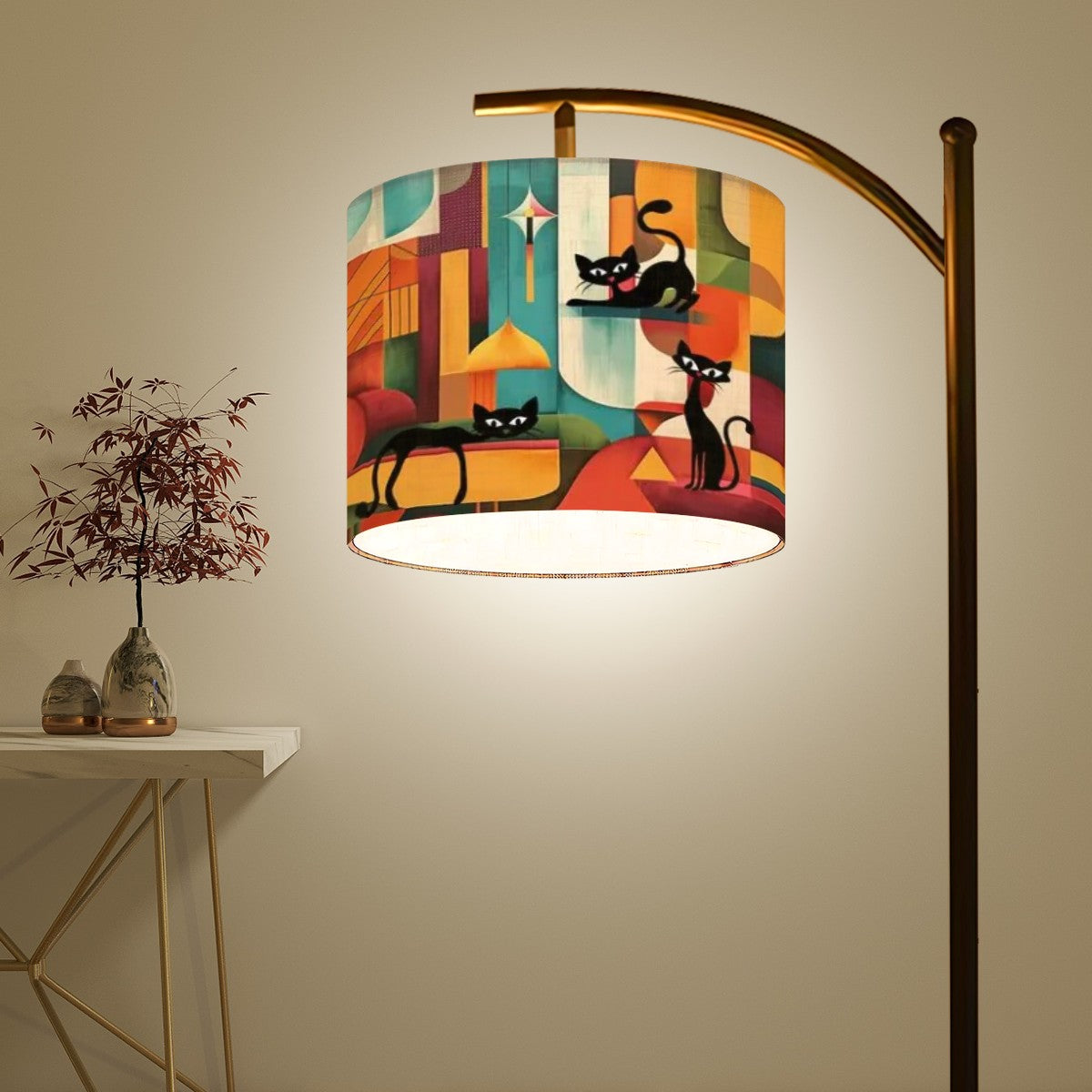Arc Floor Lamp (Made in USA) lamp4 Atomic cat MCM lighting