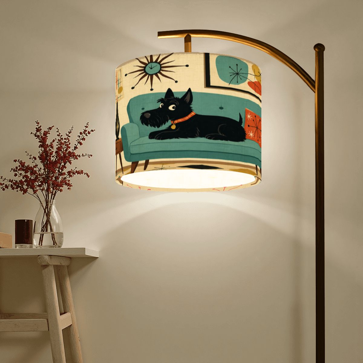 Arc Floor Lamp (Made in USA) Untitled (4380 x 3210 px) (23) Scotty dog MCM